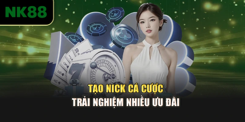 Tạo nick cá cược trải nghiệm nhiều ưu đãi